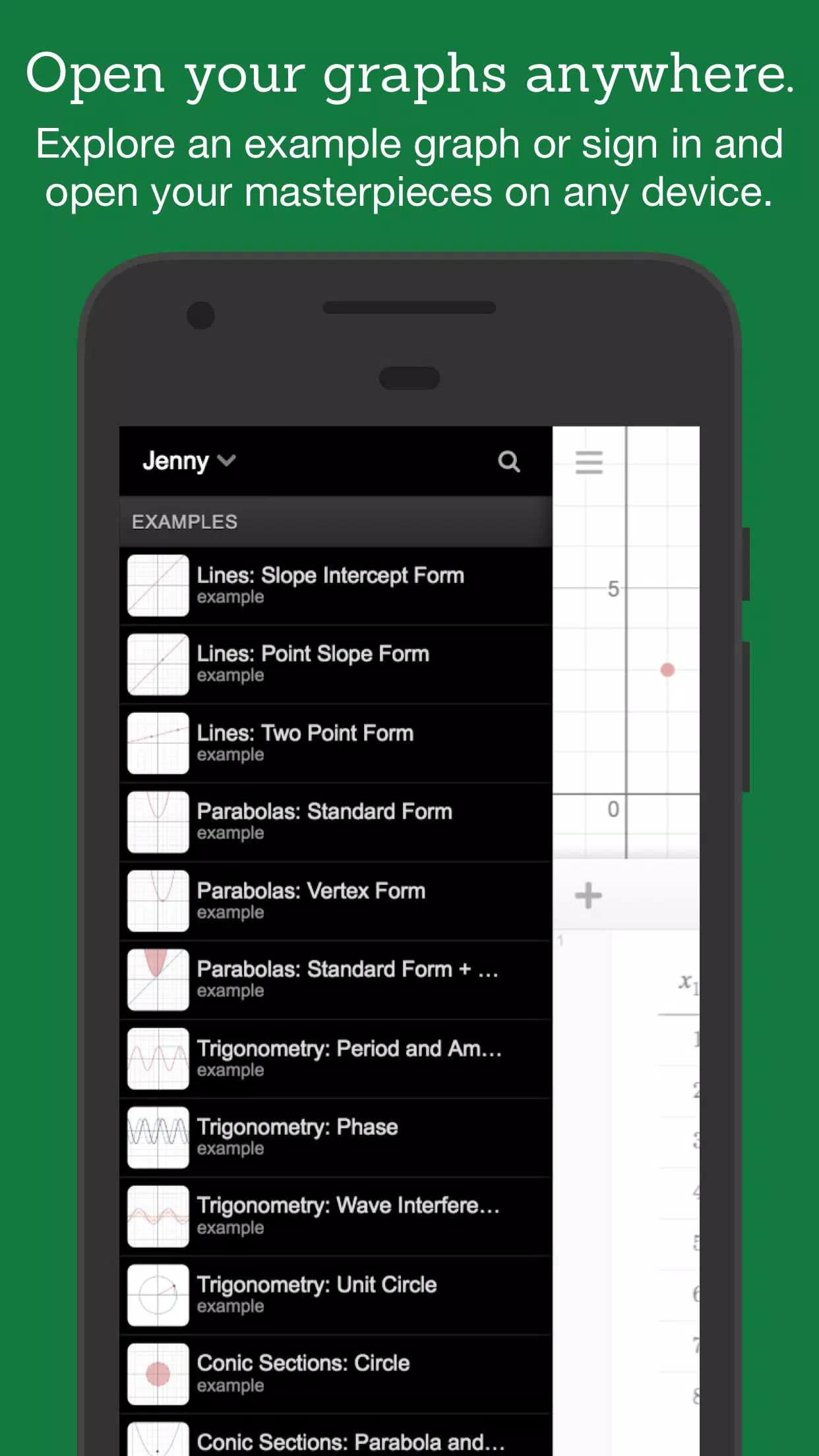 Графический калькулятор Desmos Скриншот 1