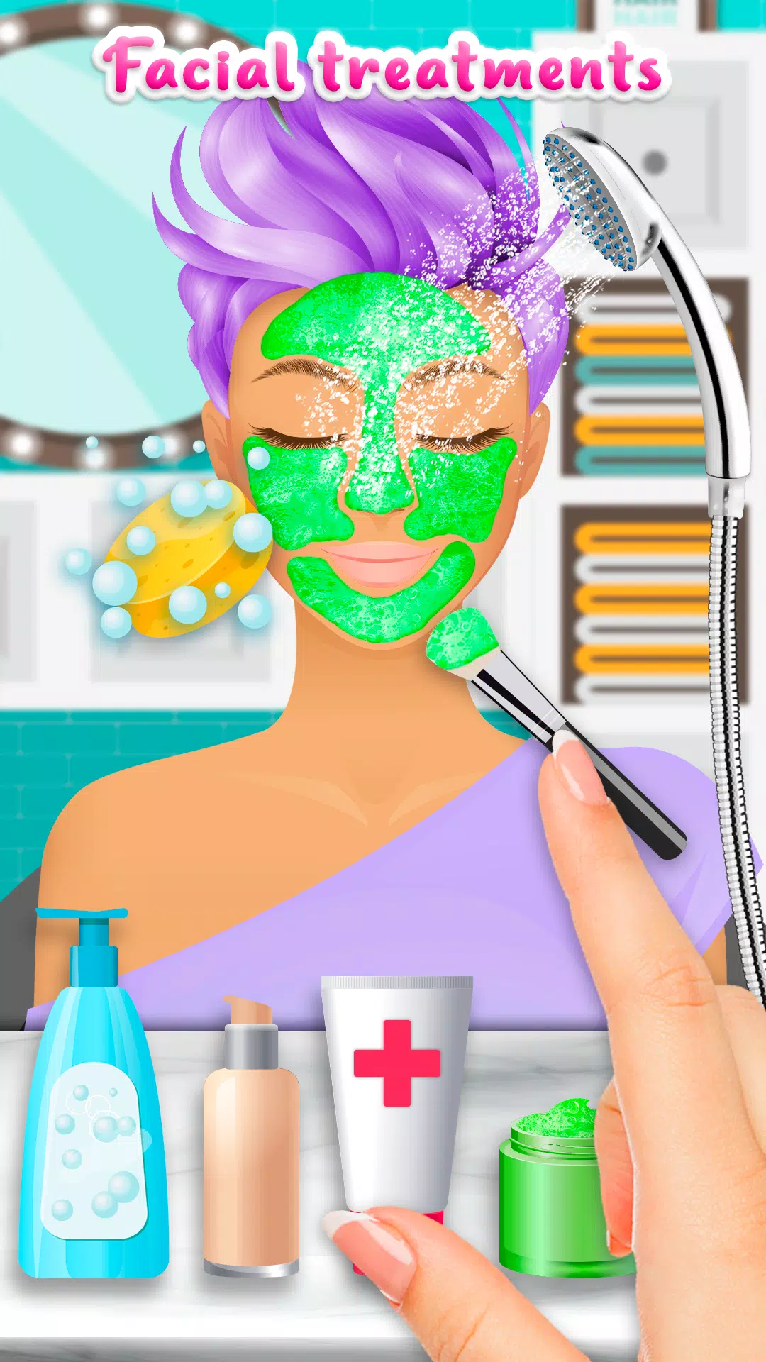 Makeup Beauty Salon Game Girls Скриншот 1