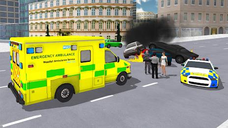 Ambulance Simulator Car Driver Zrzut ekranu 3