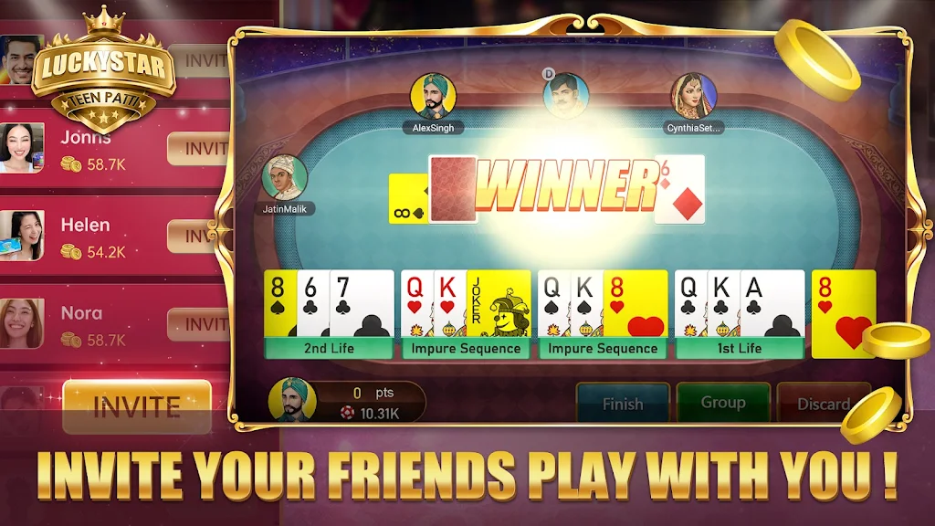 TeenPatti LuckyStar 螢幕截圖 1