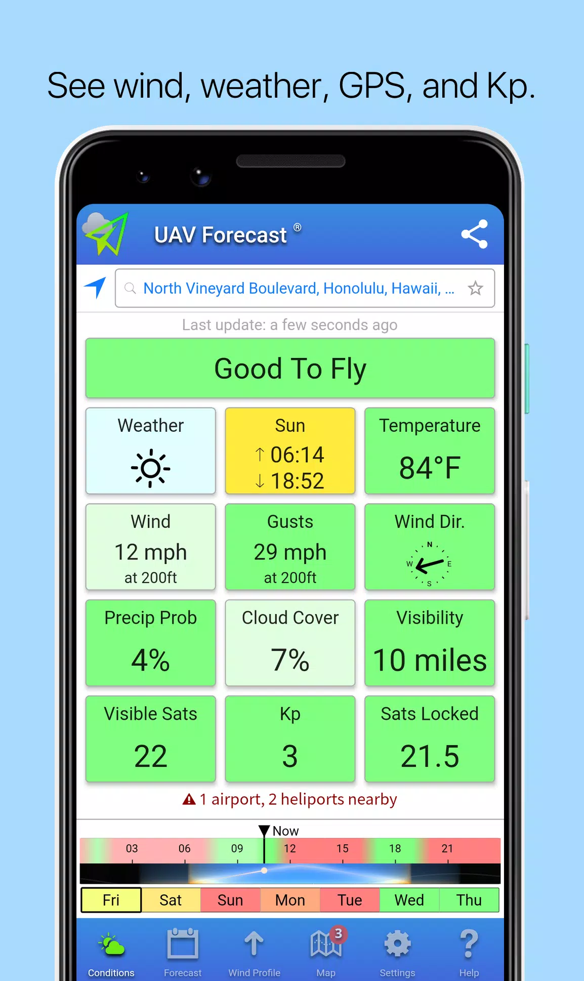 UAV Forecast Screenshot 0