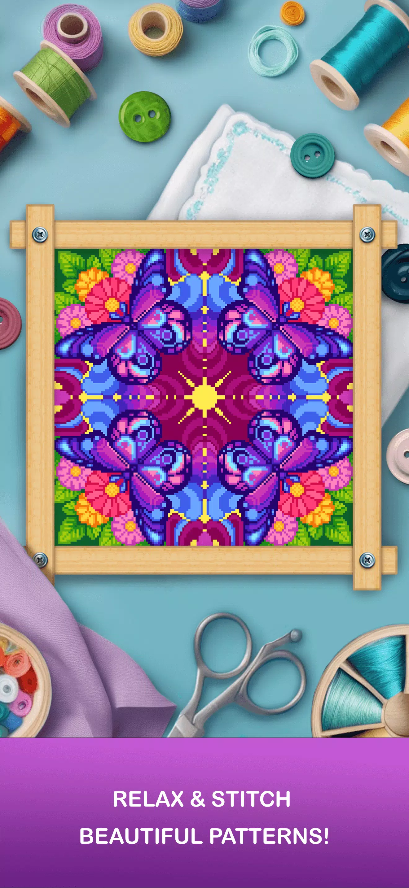 Cross Stitch: Relax & Color Скриншот 3