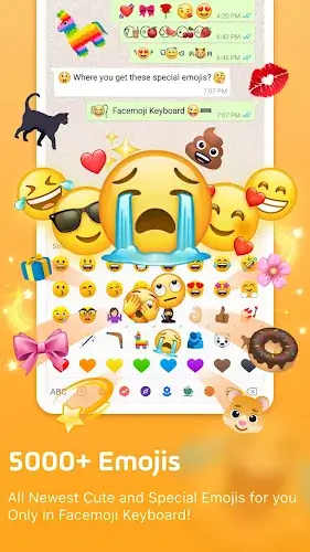 Facemoji:Emoji Keyboard&ASK AI স্ক্রিনশট 1