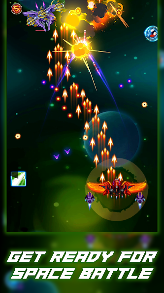 Galaxy Squad: Space Shooter Mod ဖန်သားပြင်ဓာတ်ပုံ 2