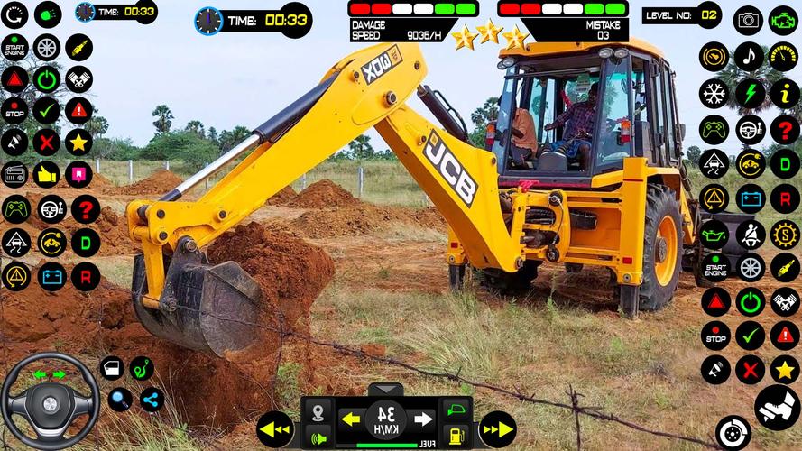 Real Snow Excavator - JCB 螢幕截圖 1