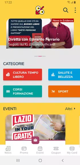 LAZIO YOUth CARD 螢幕截圖 0
