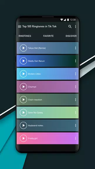 Top 100 Tik Tok Ringtones 螢幕截圖 1