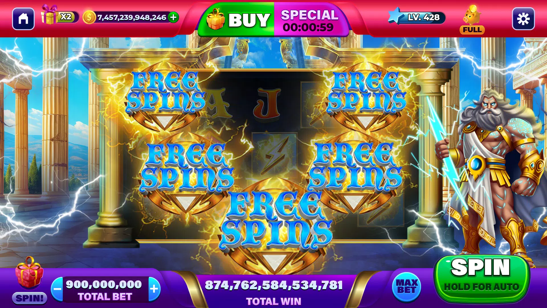 Clover Slots Epic Casino Games Captura de pantalla 1