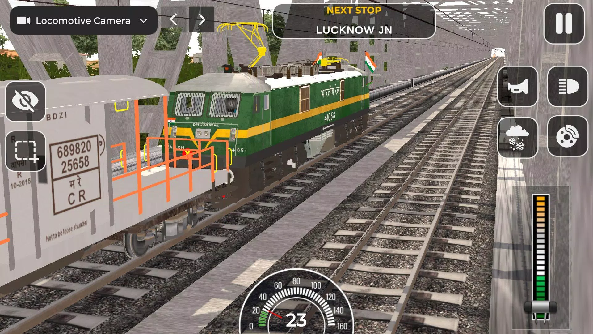 Indian Railway Train Simulator स्क्रीनशॉट 0