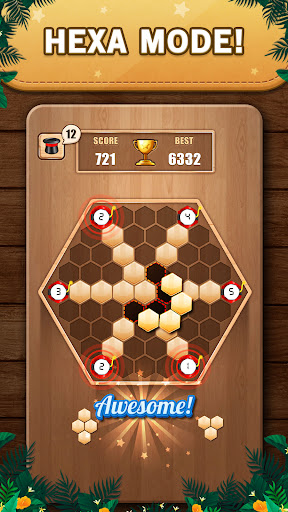 Wooden 100 Block Puzzle Game Screenshot 1