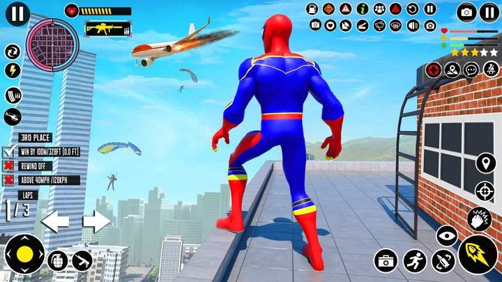 Spider Games: Spider Rope Hero Скриншот 1