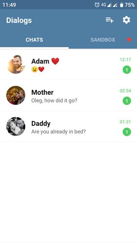 Fake Chat Messenger — TeleFake 스크린샷 0