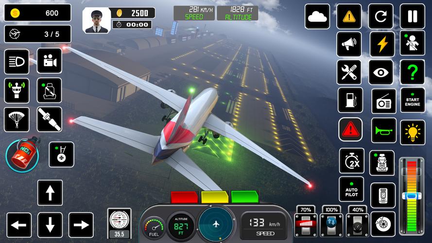 Pilot Flight Simulator Games 螢幕截圖 2