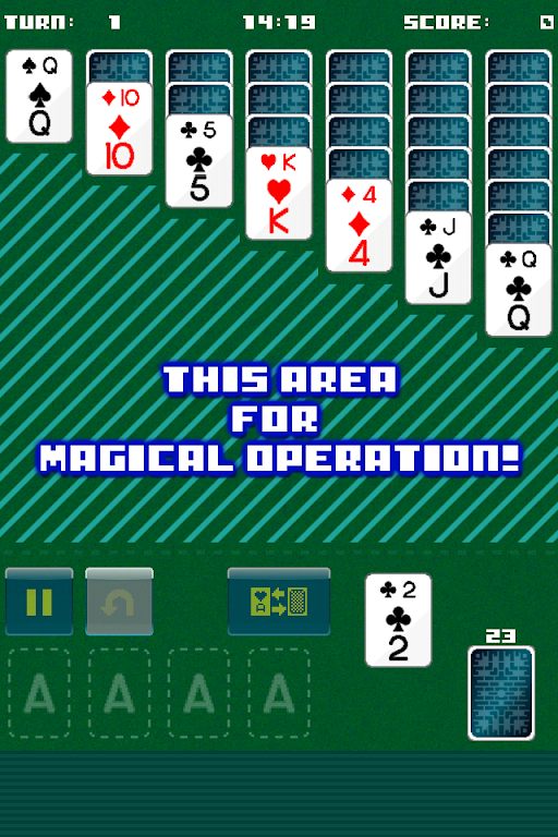 Wizard’s Solitaire Klondike 螢幕截圖 1