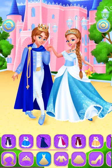 Cinderella & Prince Girls Game Ảnh chụp màn hình 0