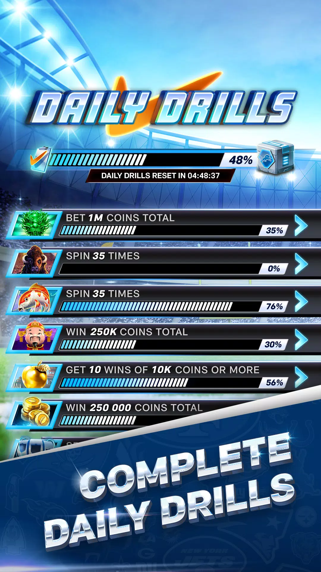 NFL Super Bowl Slots 螢幕截圖 3