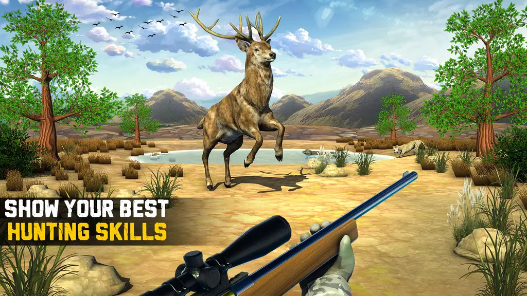 Wild Animal Hunting 3D Offline Screenshot 1