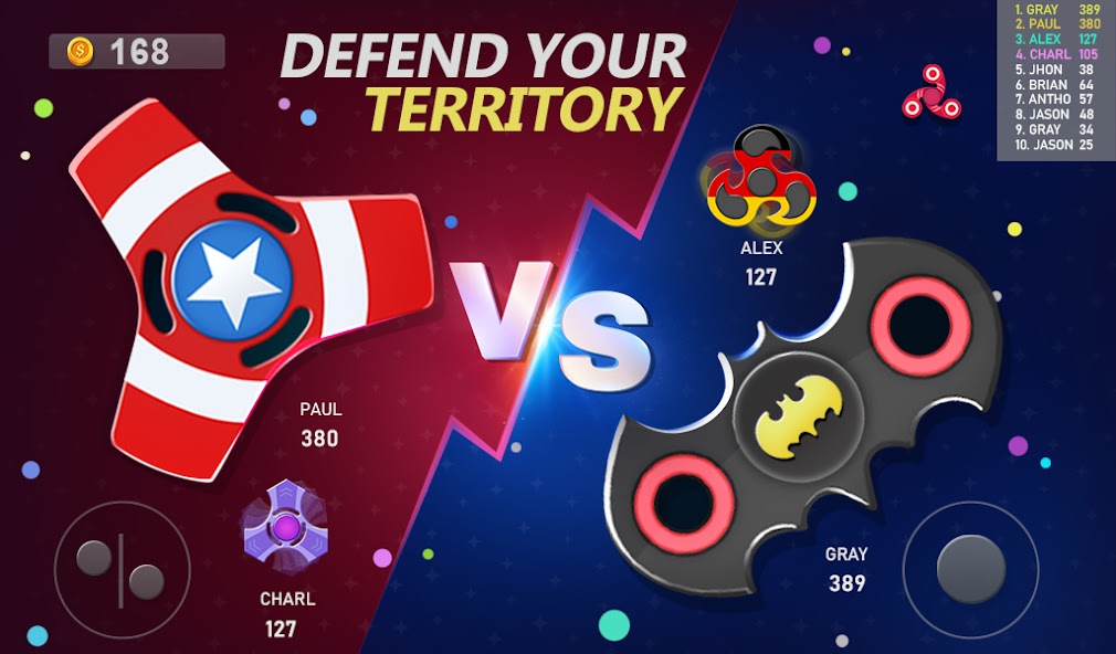 Jeux de Fidget Spinner temps Capture d'écran 0