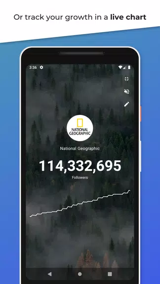 Instastatistics - Live Followe スクリーンショット 1