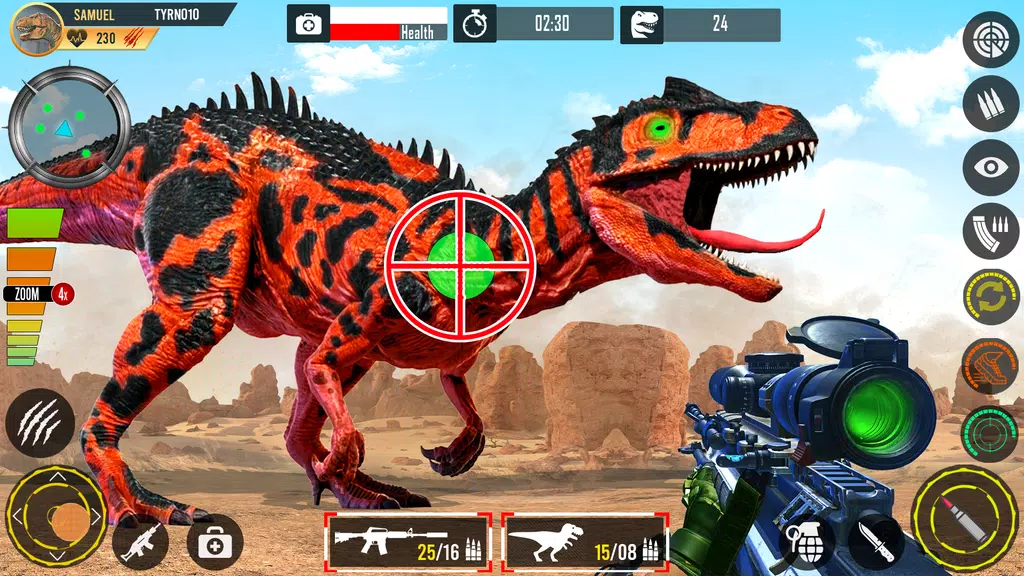 Real Dino Hunting Gun Games 스크린샷 0
