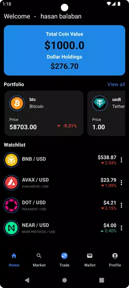 Market Trade - Simulation Ảnh chụp màn hình 0