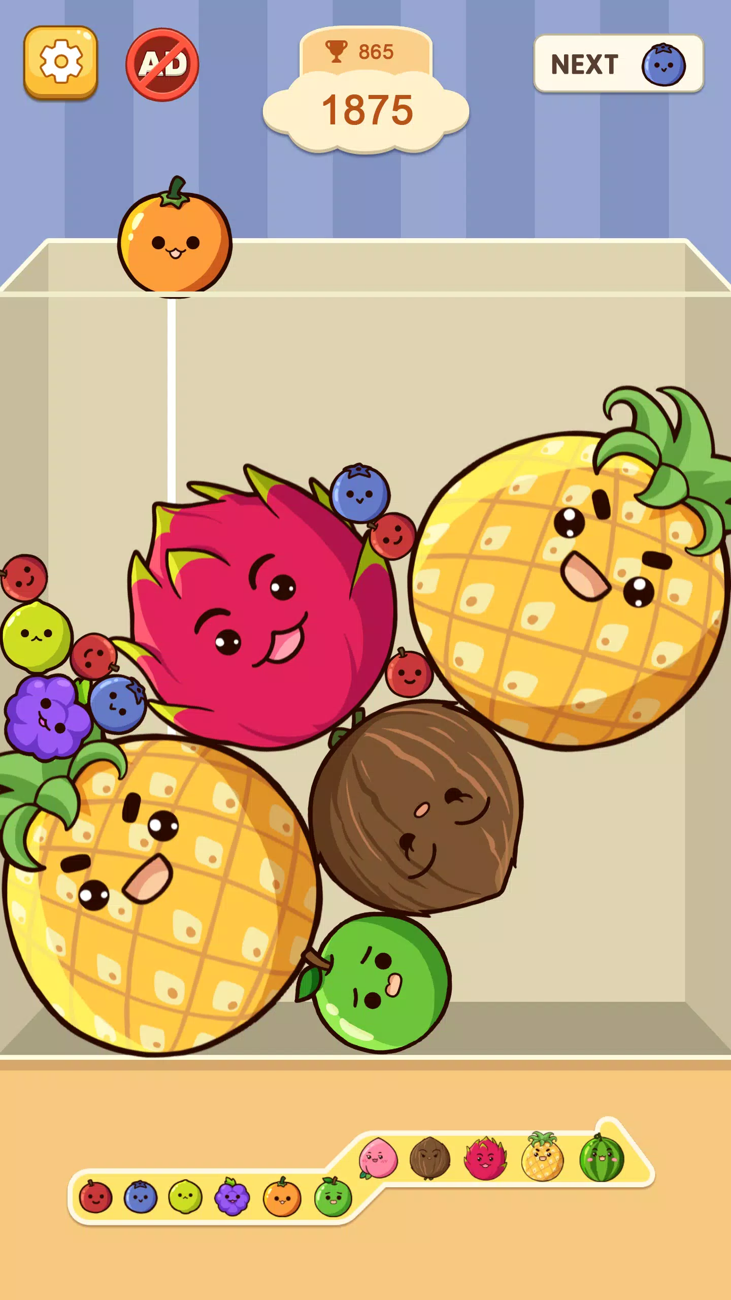 Fruit Merge: Juicy Drop Game Ảnh chụp màn hình 3