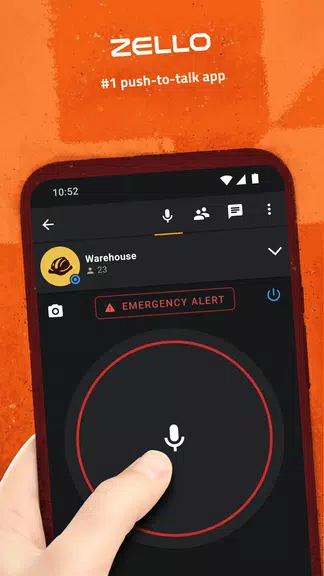 Zello PTT Walkie Talkie ภาพหน้าจอ 1