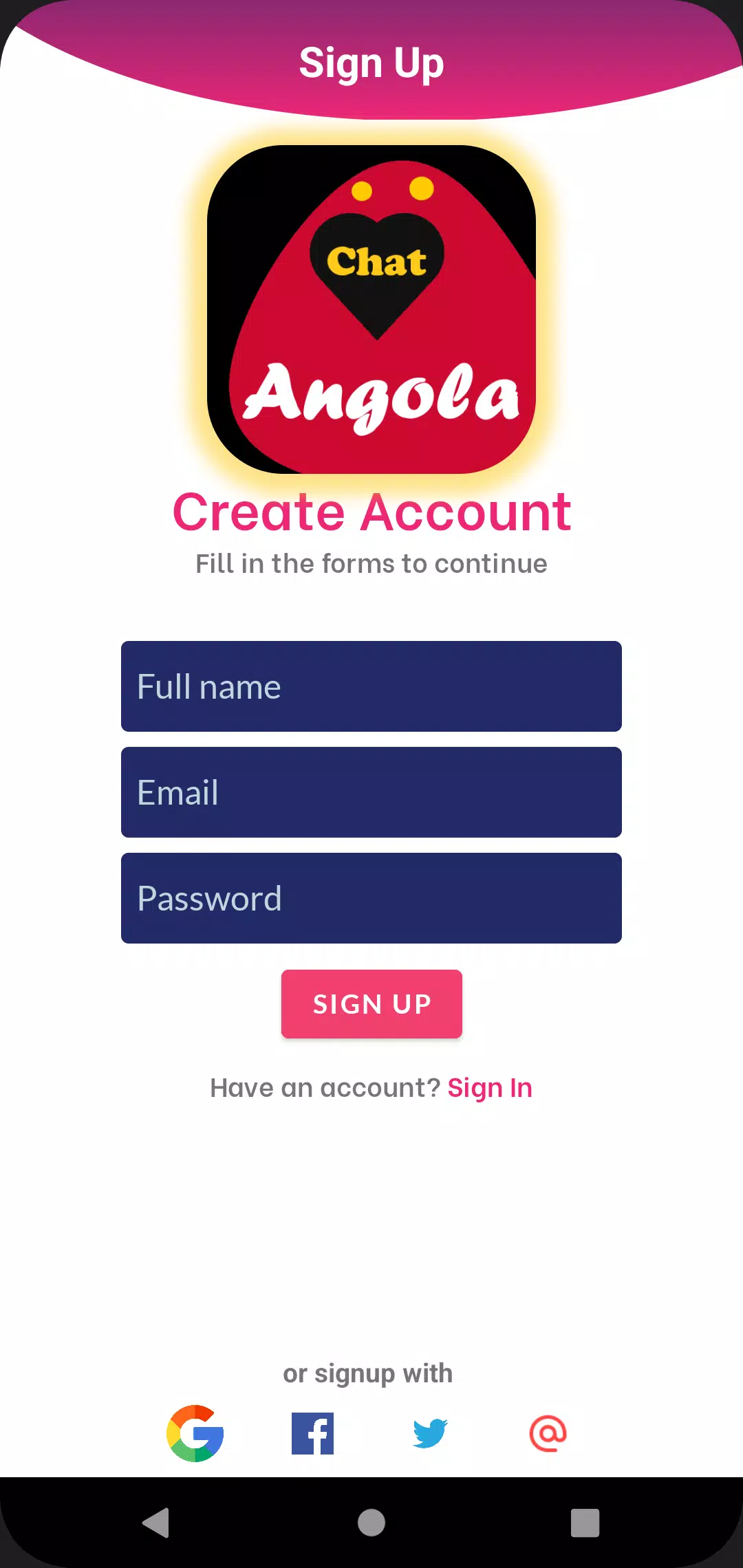 Angola dating app chat rooms ภาพหน้าจอ 0