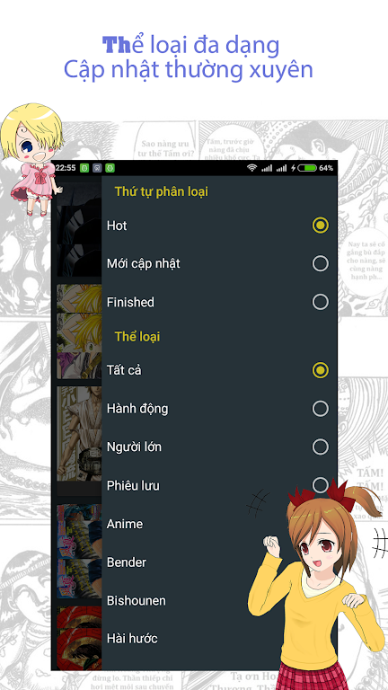hot manga - comic offline Best Online Ekran Görüntüsü 1