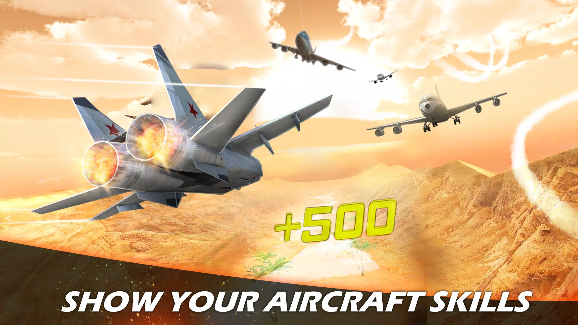 Jet Fighter Airplane Racing 螢幕截圖 2