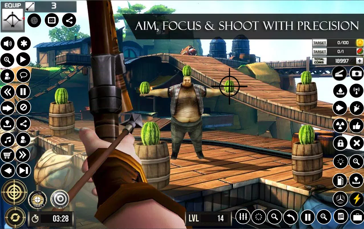 Watermelon Archery Games 3D 螢幕截圖 3