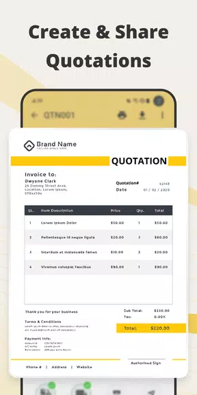 GimBooks: Invoice, Billing App स्क्रीनशॉट 2