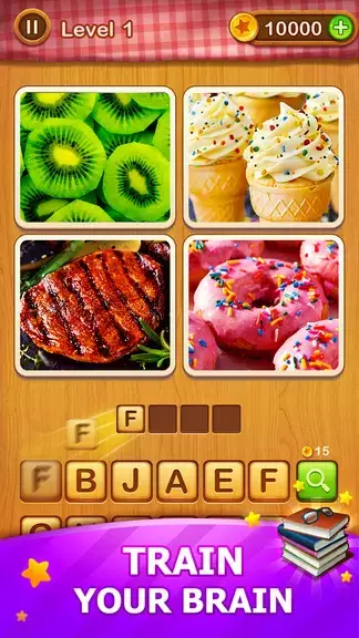 4 Pics Guess Word -Puzzle Game Ảnh chụp màn hình 1