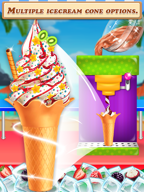 Street Ice Cream Shop Game スクリーンショット 1