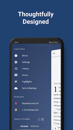 Literal Word Bible App Ảnh chụp màn hình 1