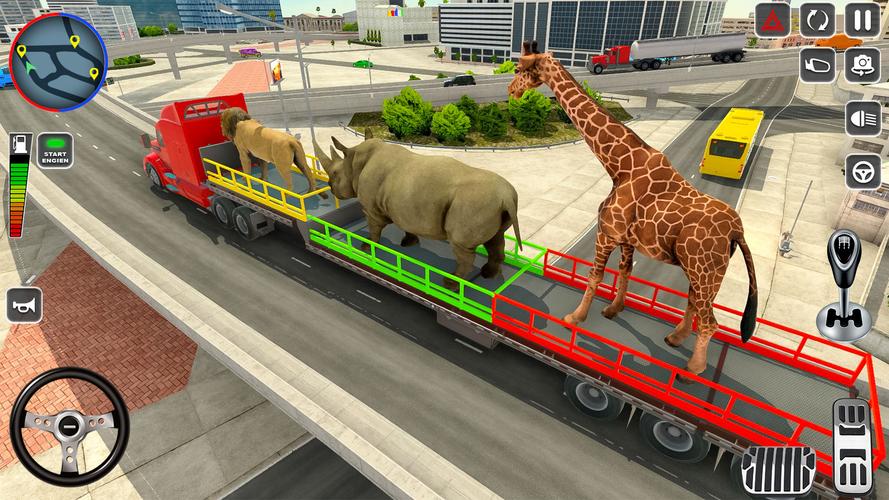 Wild Animal Truck Transporter 螢幕截圖 2