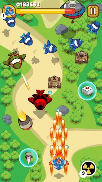 Sky Raiders - Battle Wars Mod Tangkapan skrin 3