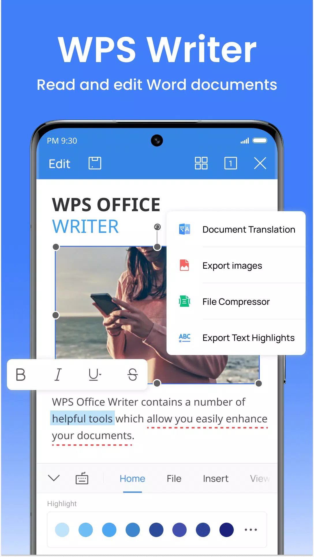WPS Office Lite 螢幕截圖 1