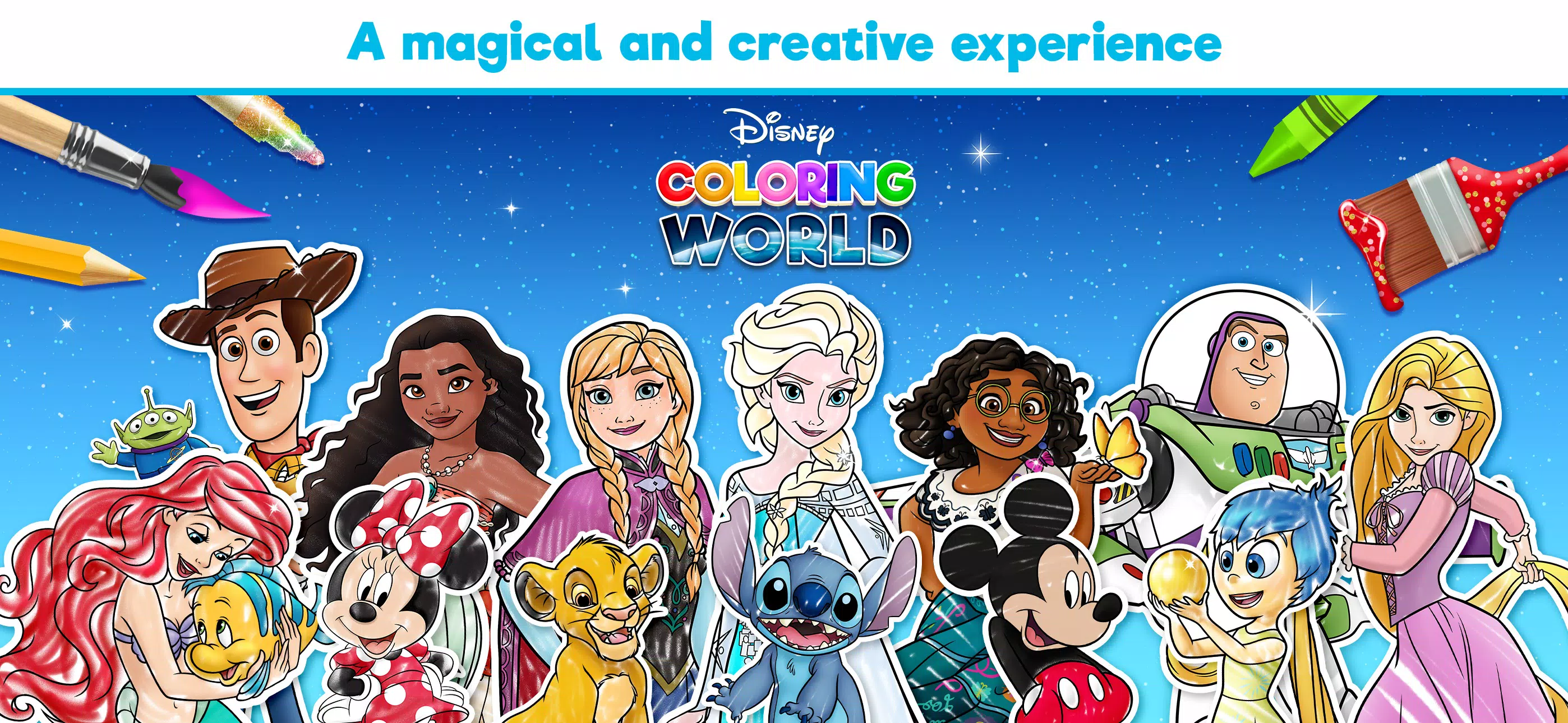 Disney Coloring World Screenshot 0