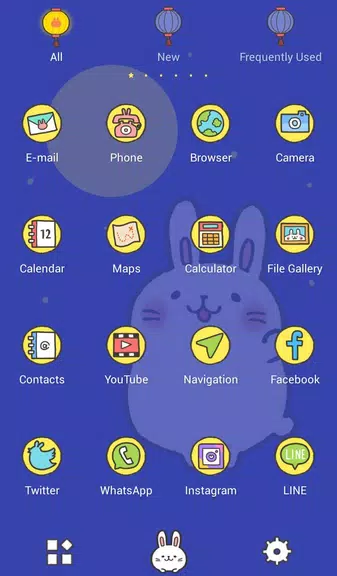 Moon Rabbit Theme Скриншот 2