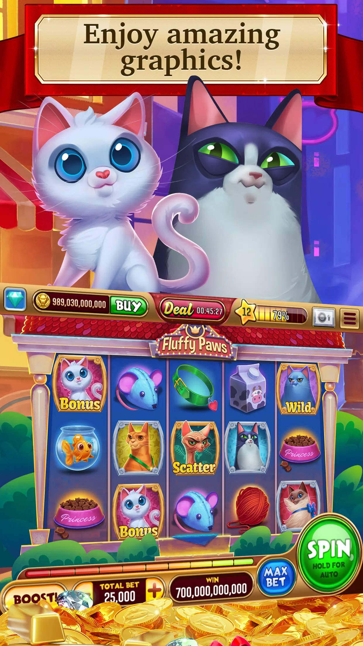 Slots Panther Vegas: Casino ဖန်သားပြင်ဓာတ်ပုံ 1