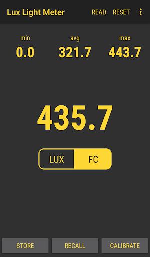 Lux Light Meter Pro Screenshot 3