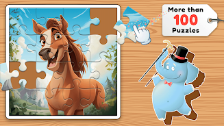 puzzles animaux pour enfants Capture d'écran 1