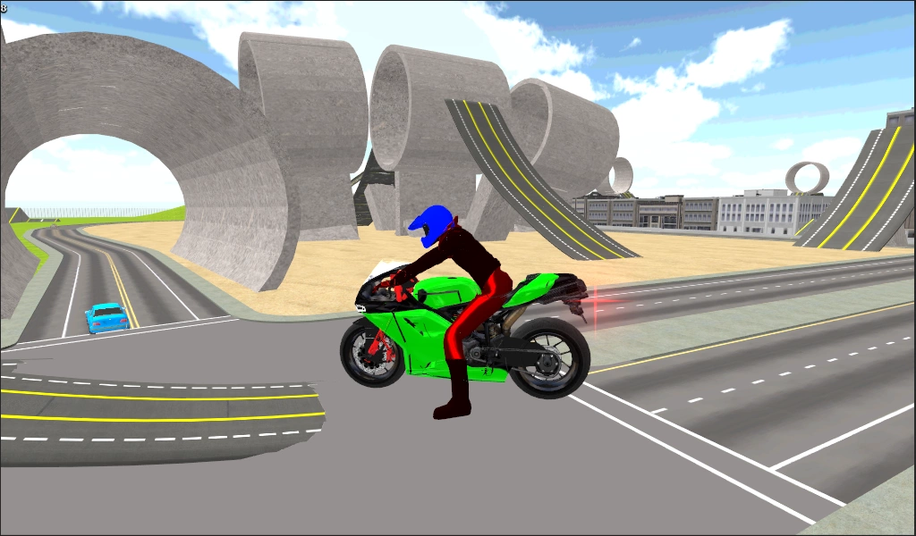 Motorbike Stunt Race 3D应用截图第0张