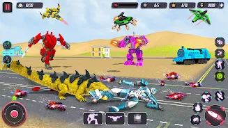 Schermata Animal Crocodile Robot Games 3