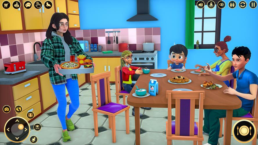 Mom Simulator Family Games 3D 螢幕截圖 1