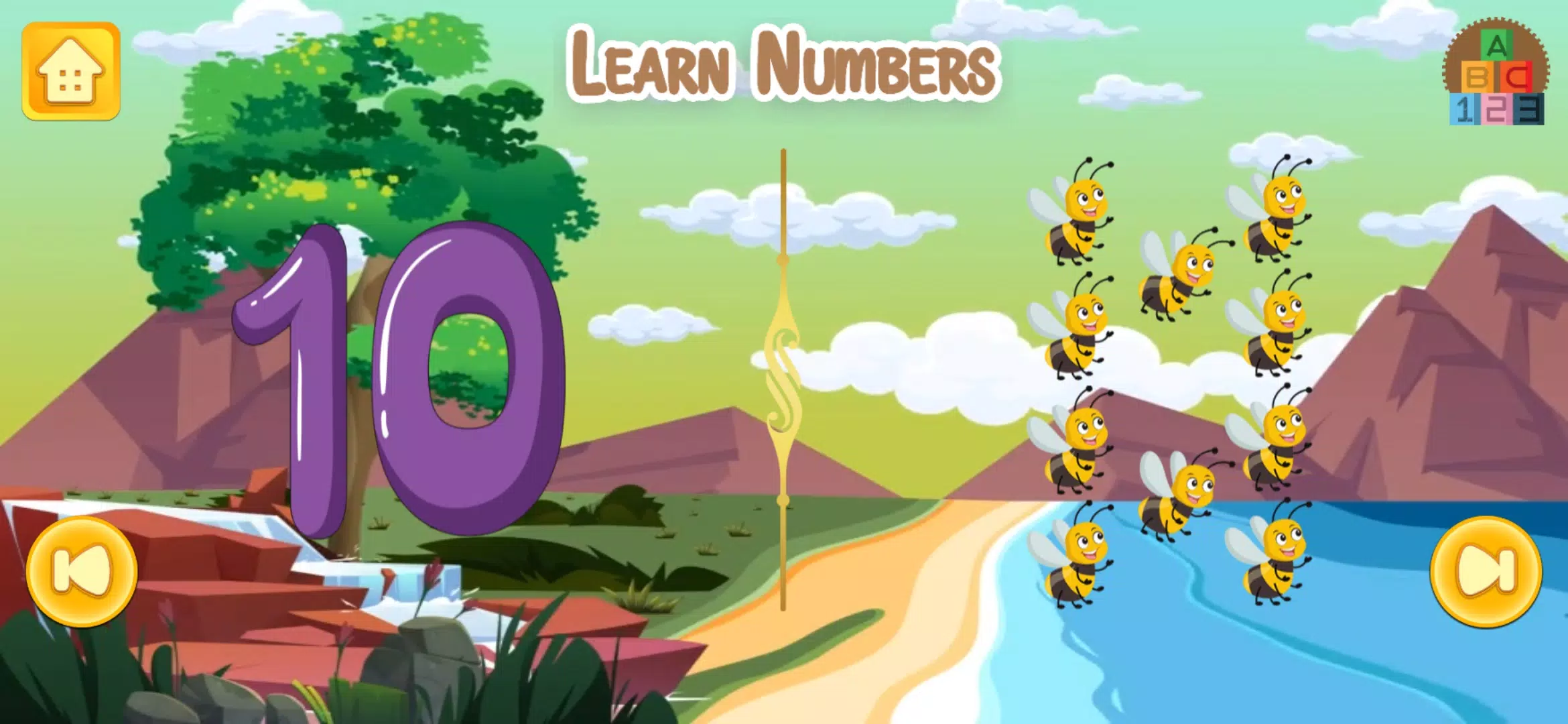 Learn numbers and letters স্ক্রিনশট 2