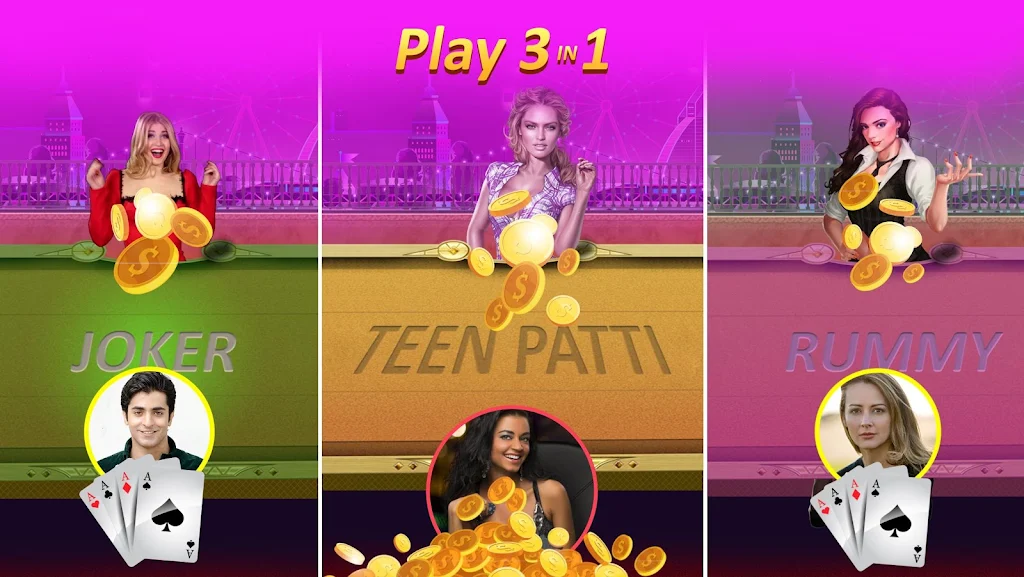 Teen Patti Gold + flash rummy poker callbreak Screenshot 0