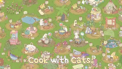 Cats & Soup - Cute Cat Game スクリーンショット 1