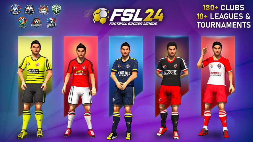 FSL 24 League : Soccer Game Capture d'écran 1